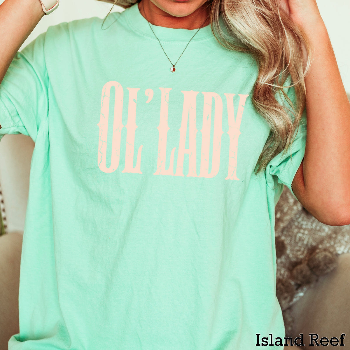 Ol’ Lady Comfort Color Graphic Tee