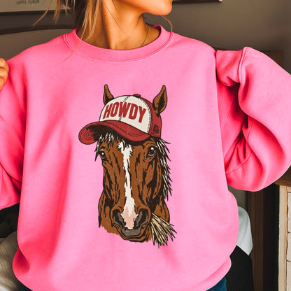 Howdy Horse Crewneck Sweatshirt
