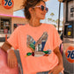 Faux Rhinestone Mallard Duck Comfort Color Graphic Tee