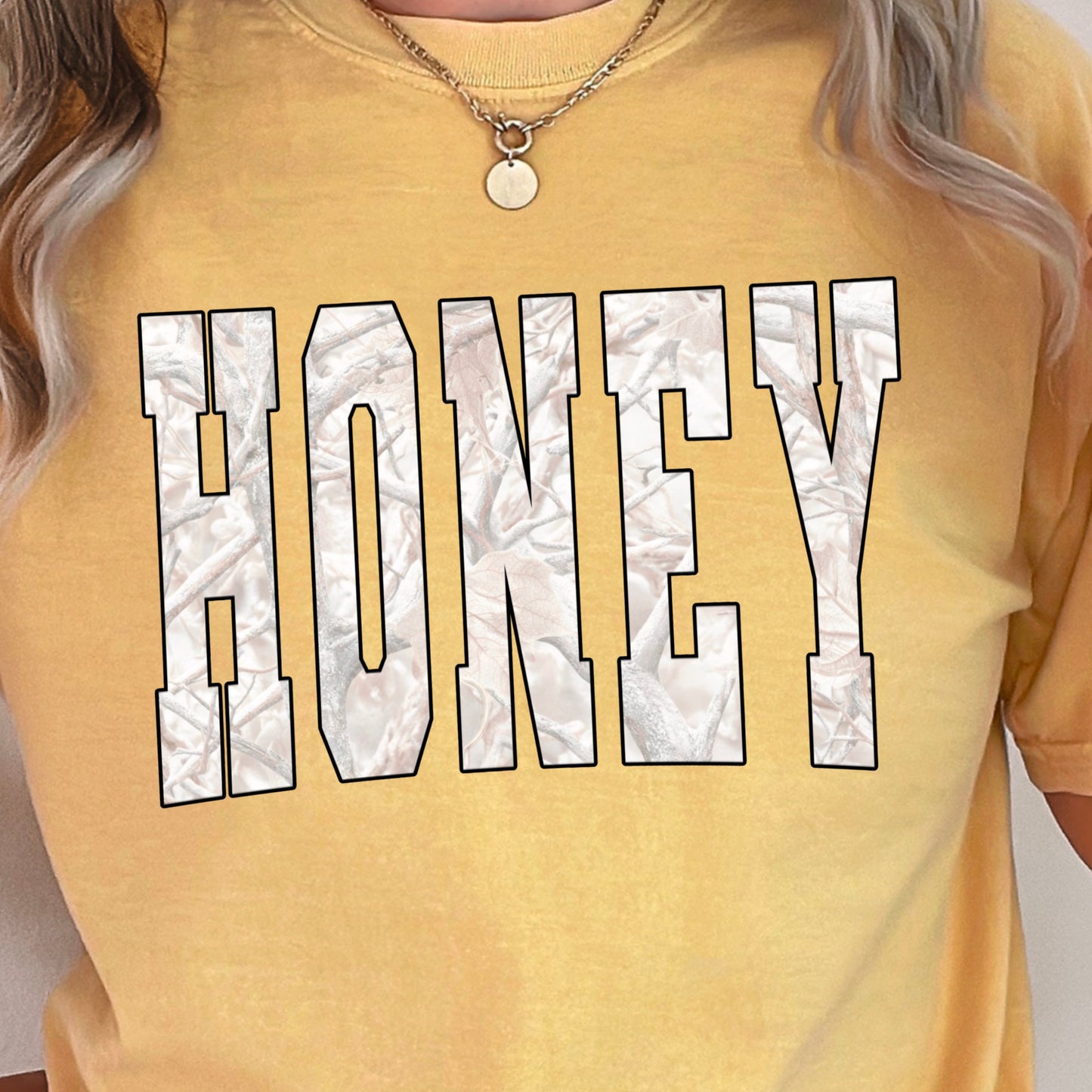 Honey Comfort Color Graphic Tee