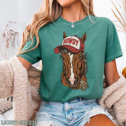 Howdy Horse Comfort Color Graphic Tee