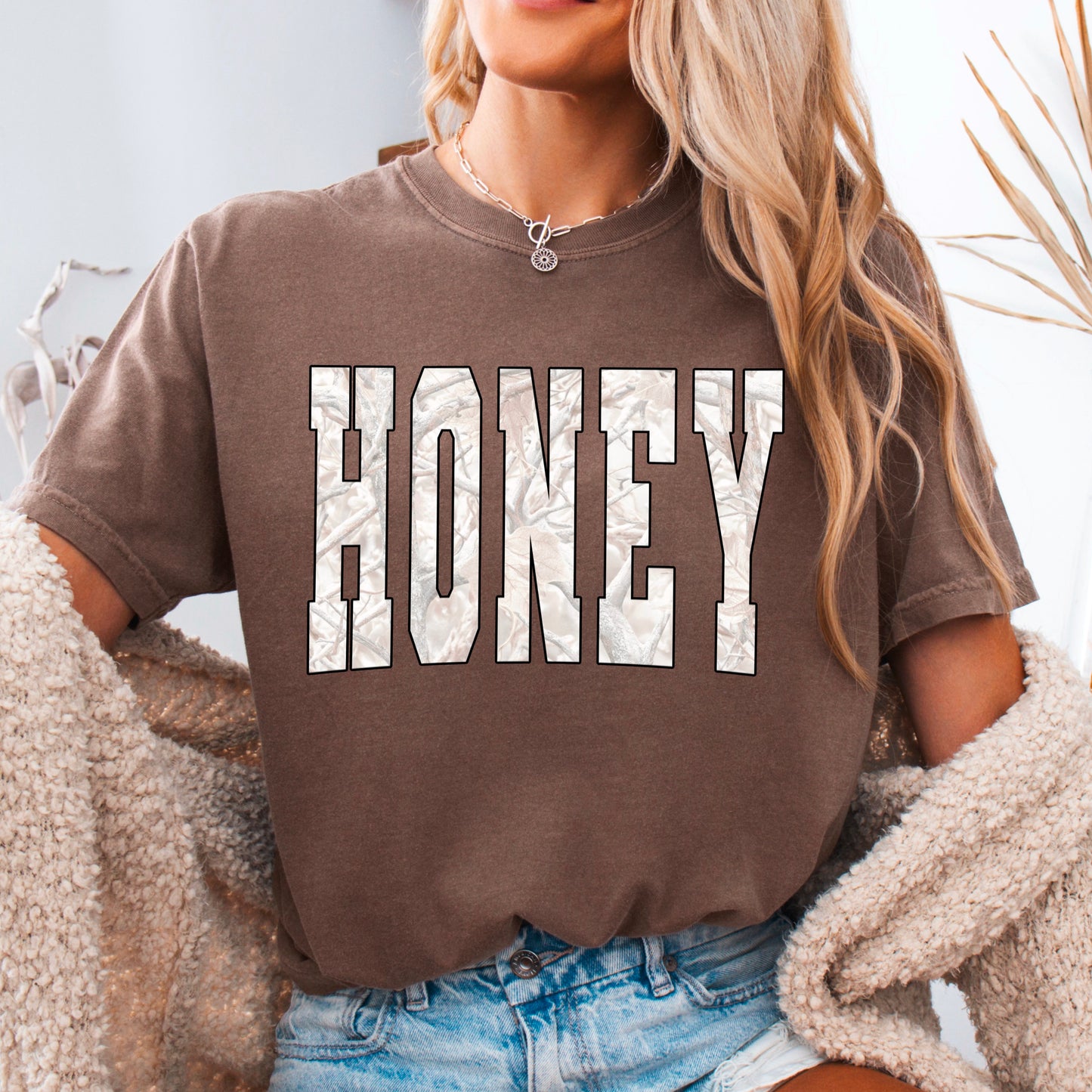 Honey Comfort Color Graphic Tee