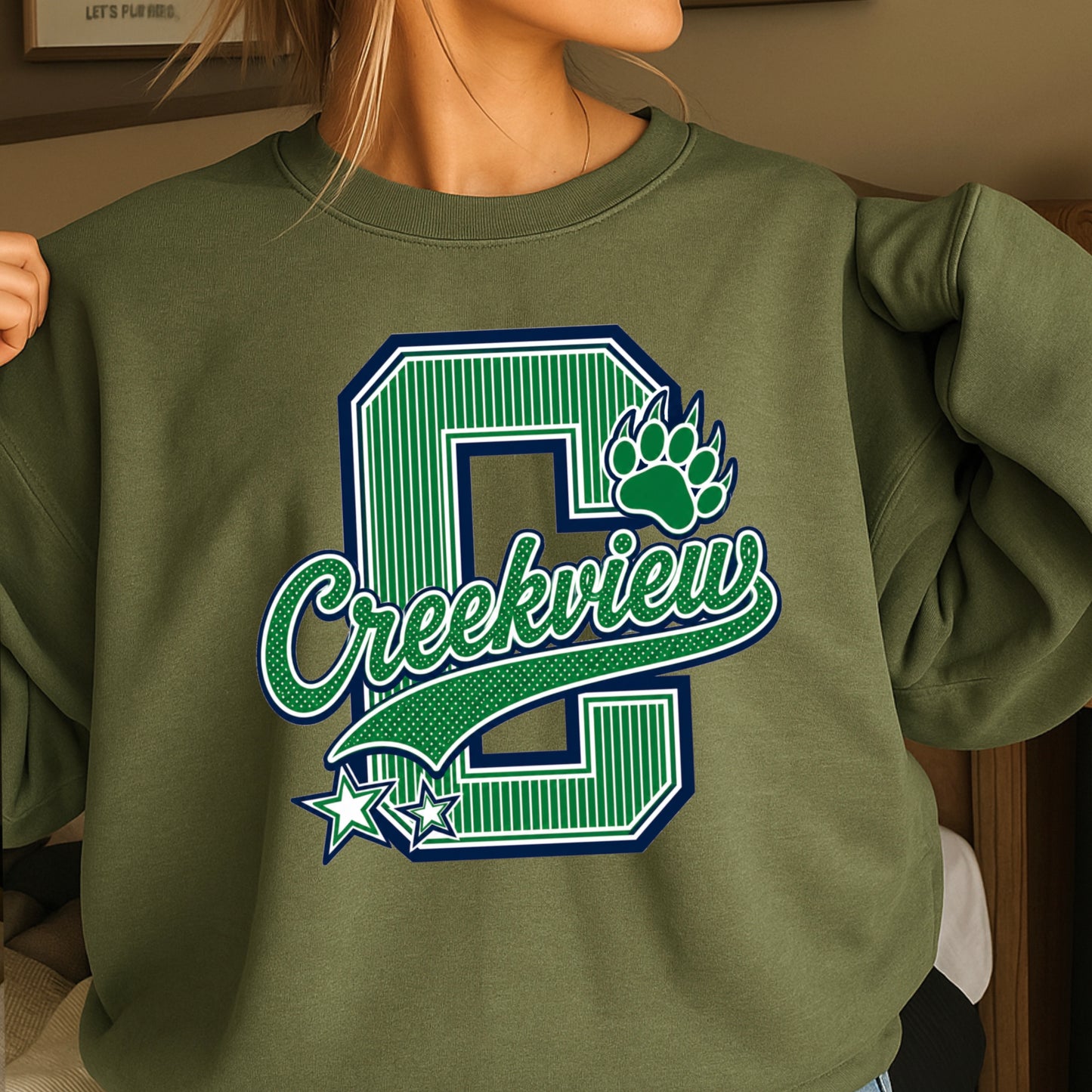 Creekview Grizzlies Crewneck Sweatshirt