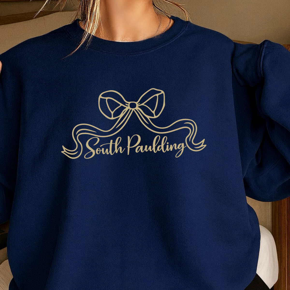 Spartans Coquette Bow Crewneck Sweatshirt