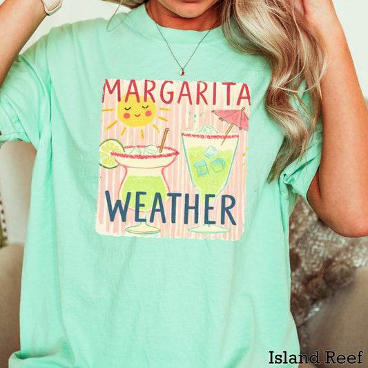 Margarita Weather Comfort Color Graphic Tee