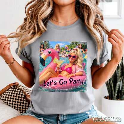 Let’s Go Party Comfort Color Graphic Tee