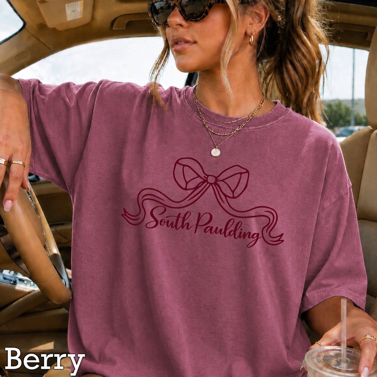 Spartans Coquette Bow Comfort Color Graphic Tee