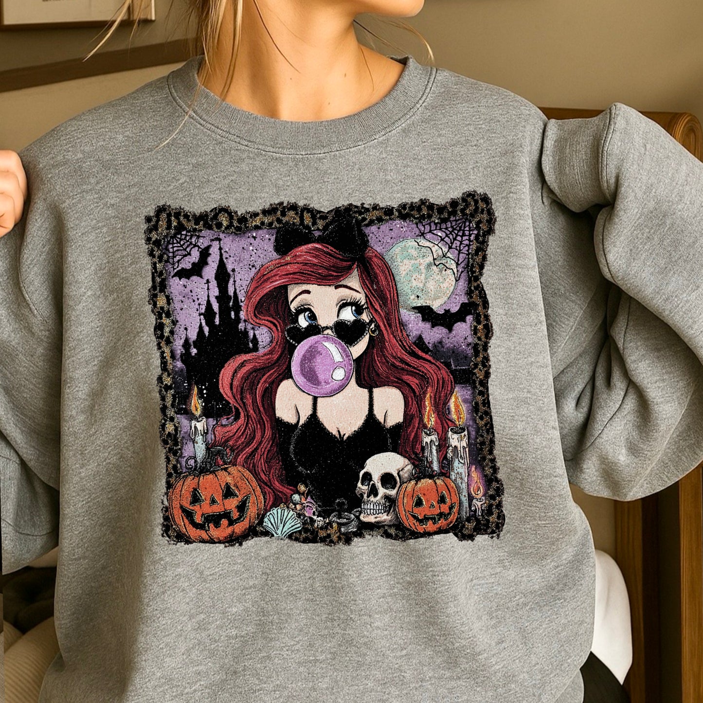 Halloween Princess Halloween Crewneck Sweatshirt