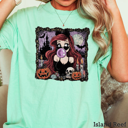 Halloween Princess Halloween Comfort Color Graphic Tee