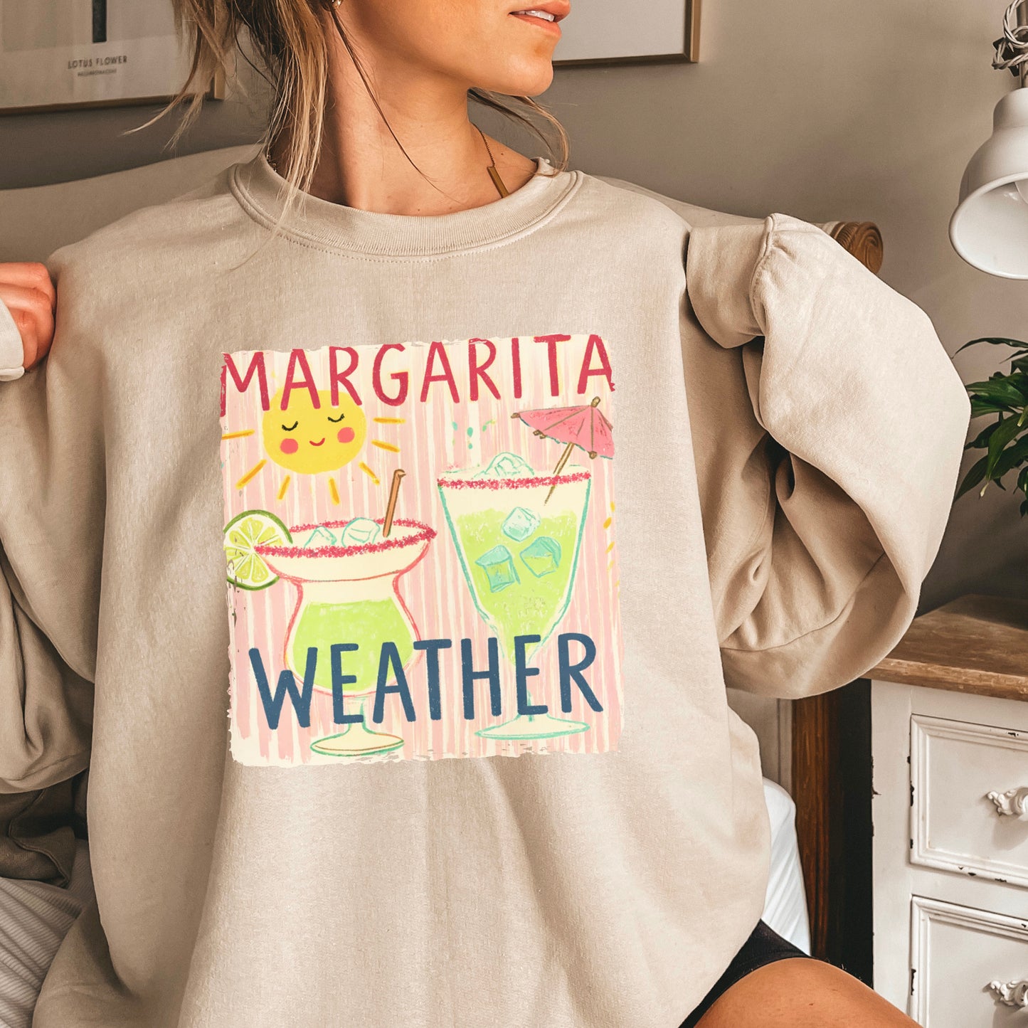 Margarita Weather Crewneck Sweatshirt
