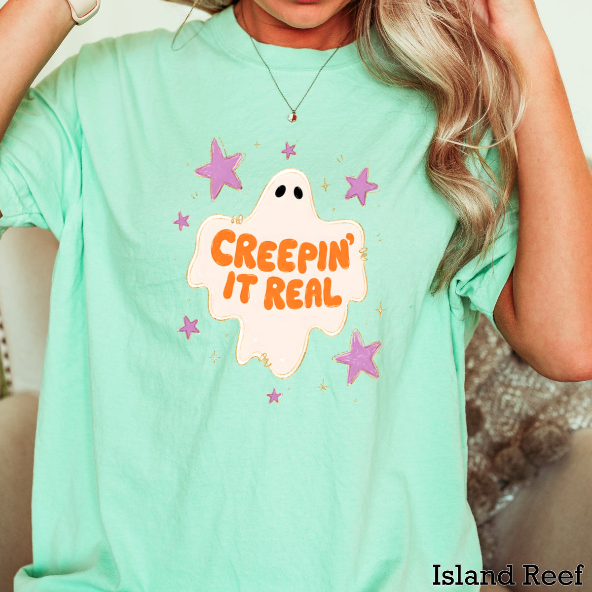 Creepin It Real Comfort Color Graphic Tee