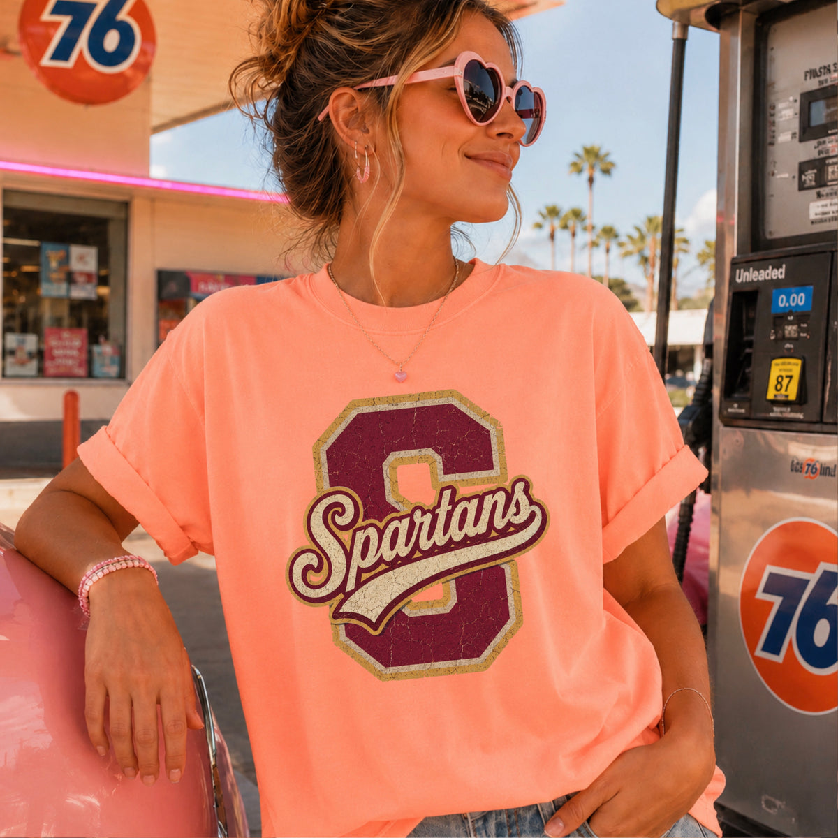 Spartans Comfort Color Graphic Tee