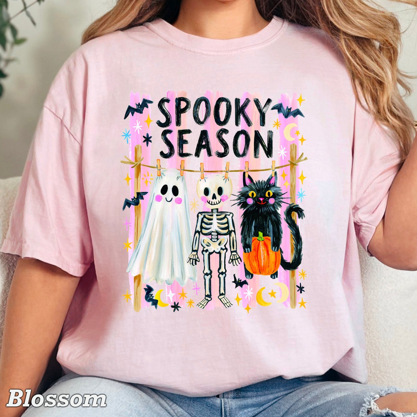 Spooky Season Halloween Comfort Color Graphic Tee