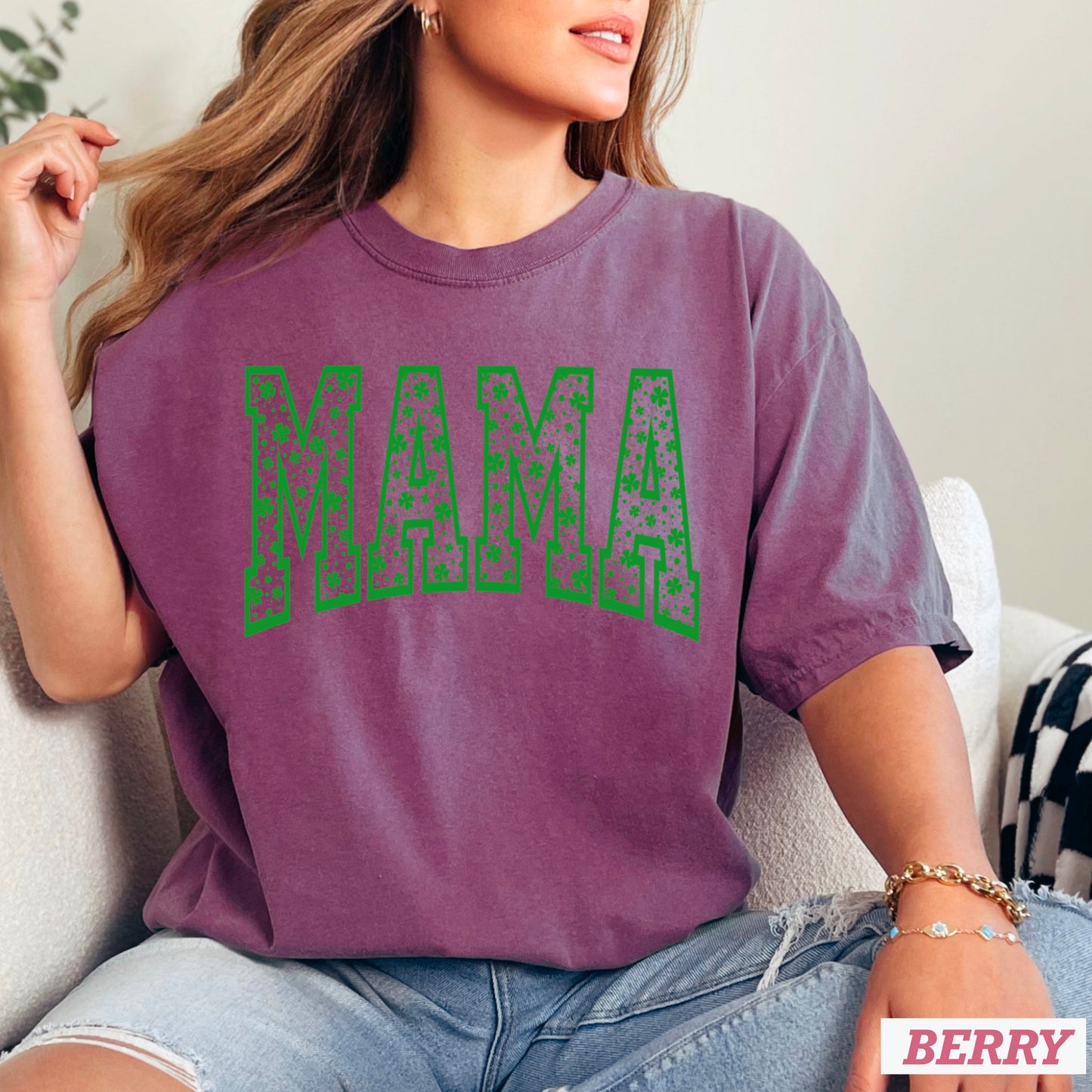 Mama St. Patrick’s Day Comfort Color Graphic Tee