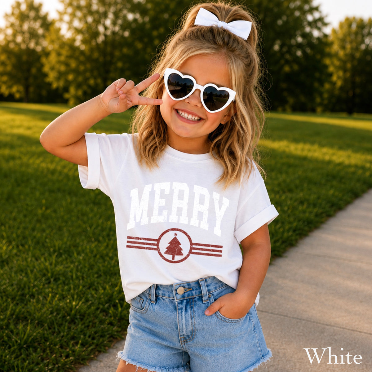 Merry Christmas Youth Comfort Color T-Shirt
