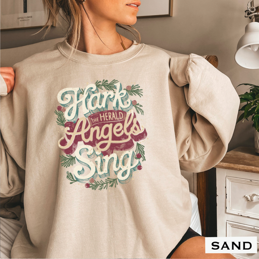 Hark The Herald Angels Sing Crewneck Sweatshirt