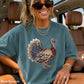 Faux Rhinestone Turkey Comfort Color Graphic Tee