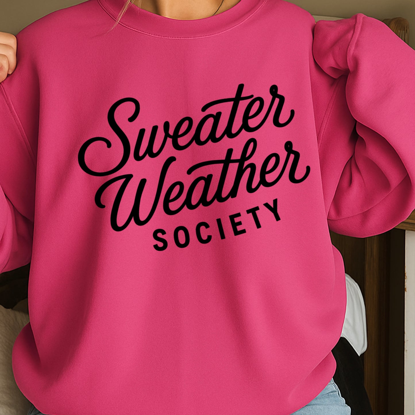 Sweater Weather Society Crewneck Sweatshirt