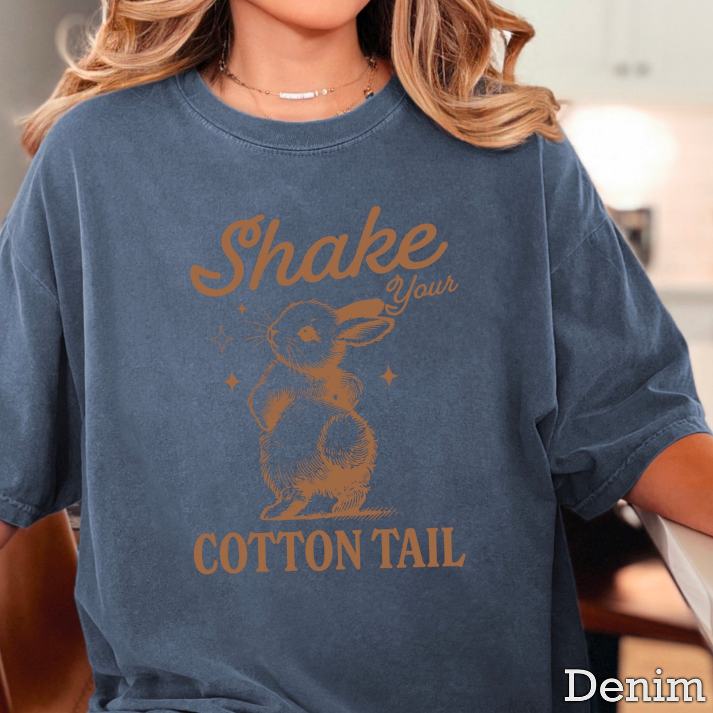 Shake Your Cotton Tail Easter Comfort Color Graphic Tee