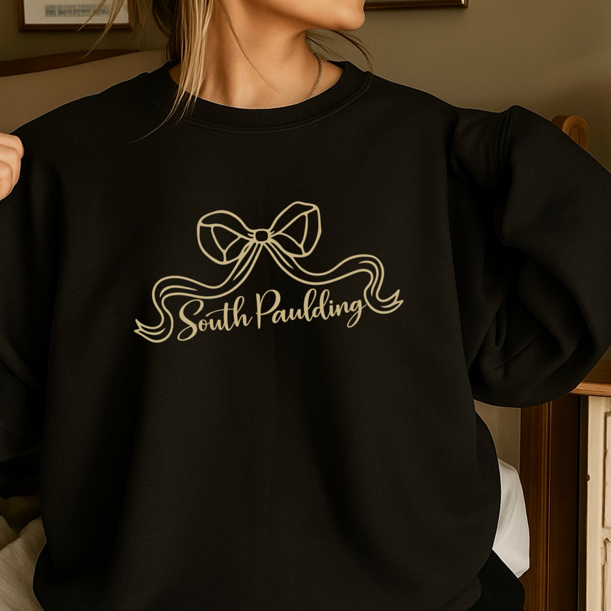 Spartans Coquette Bow Crewneck Sweatshirt