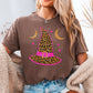 Leopard Witches Hat Halloween Comfort Color Graphic Tee