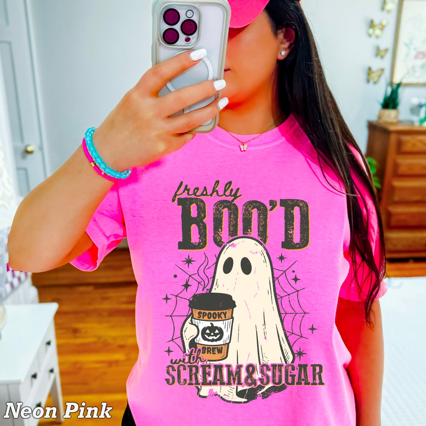 Freshly Boo’d Halloween Comfort Color Graphic Tee