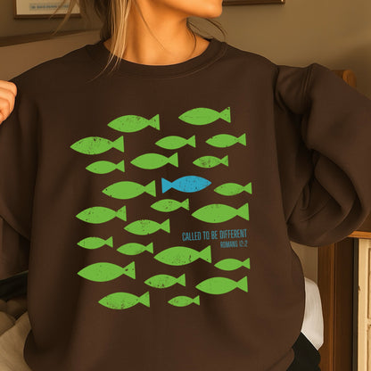 Called To Be Different Christian Crewneck Sweatshirt