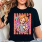 Horror Film Character Halloween Comfort Color Graphic Tee