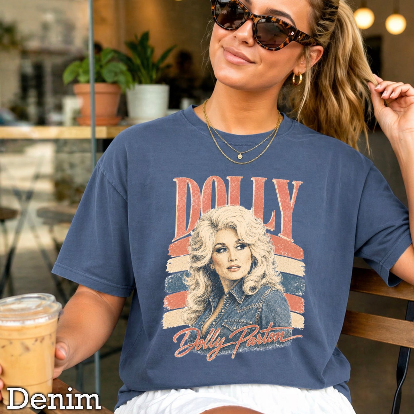 Retro Dolly Comfort Color Graphic Tee