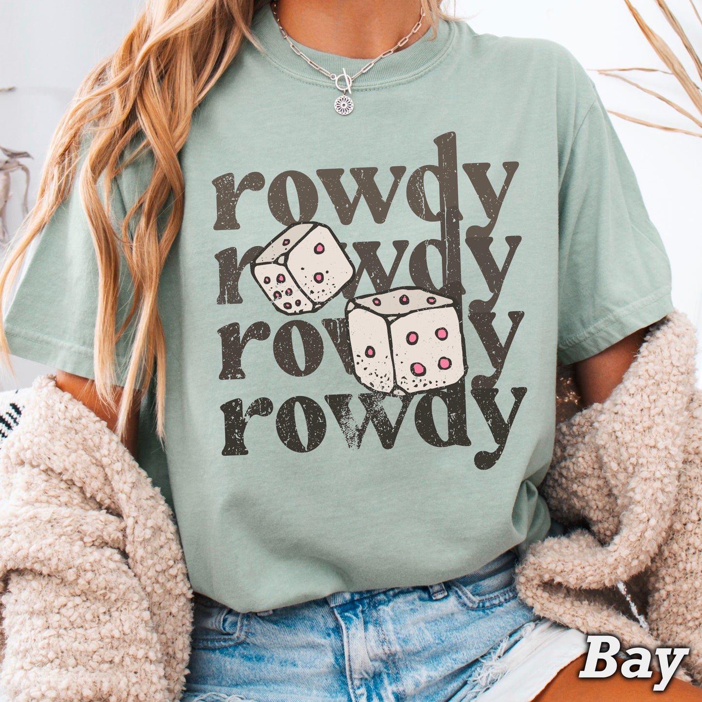 Rowdy Dice Comfort Color Graphic Tee