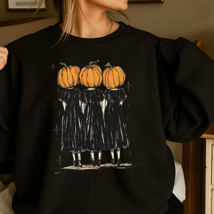 Meet Me At The Pumpkin Patch Halloween Crewneck Sweatshirt