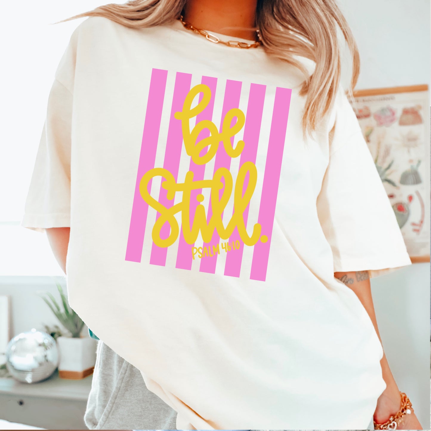 Be Still Comfort Color Graphic Tee