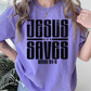 Jesus Saves Comfort Color Graphic Tee