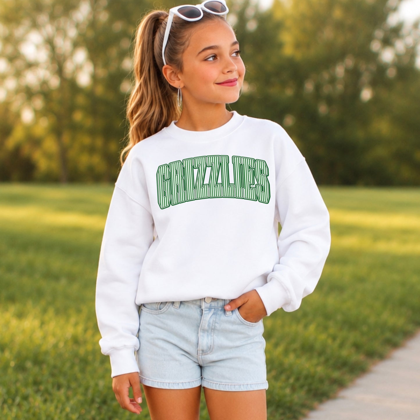 Grizzlies Youth Crewneck Sweatshirt