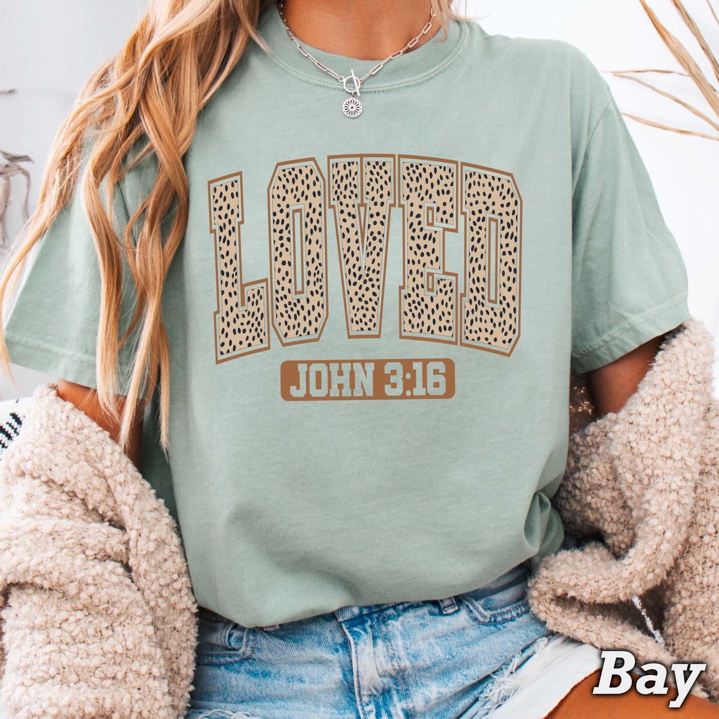John 3:16 Valentine’s Day Comfort Color Graphic Tee