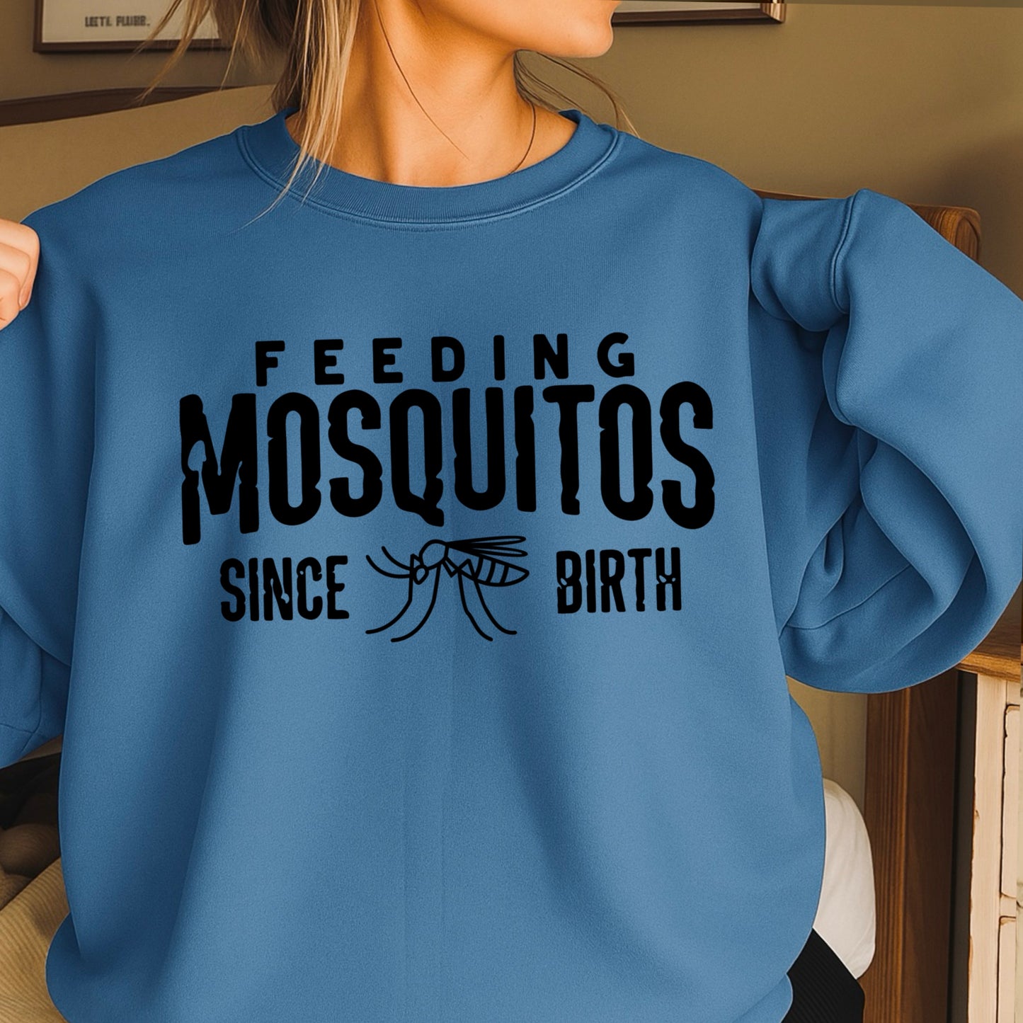 Feeding Mosquitoes Crewneck Sweatshirt