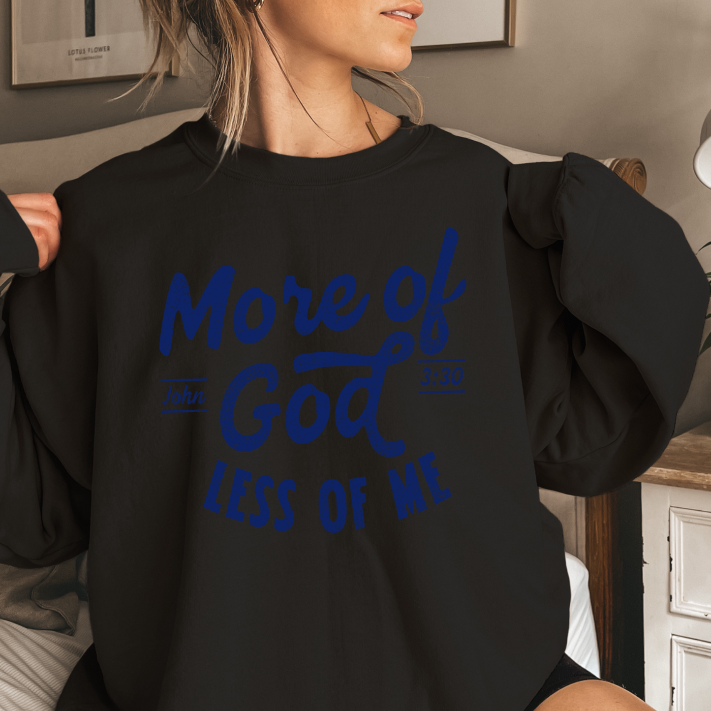 More Of God Graphic Crewneck Sweatshirt