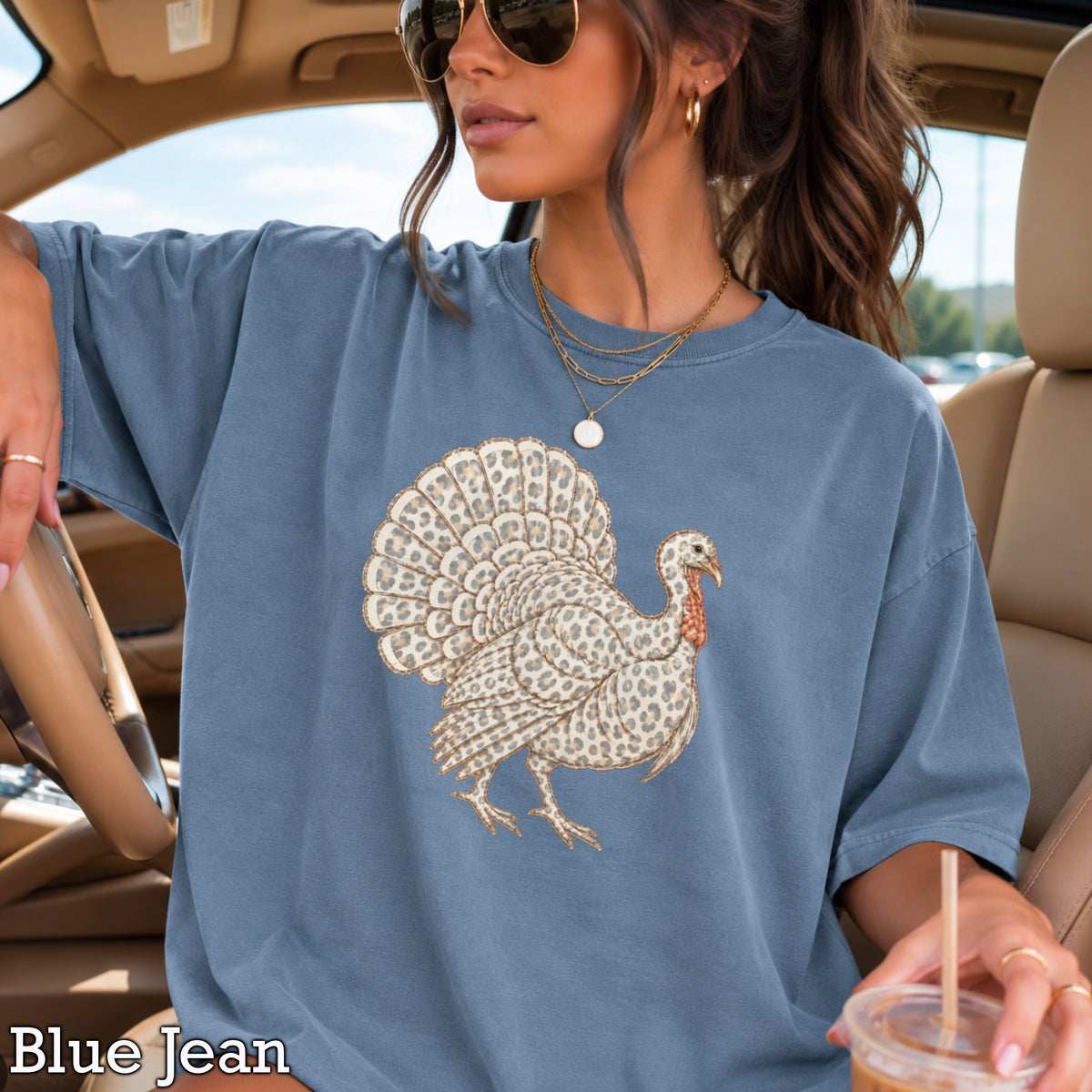 Turkey Thanksgiving Comfort Color Graphic Tee
