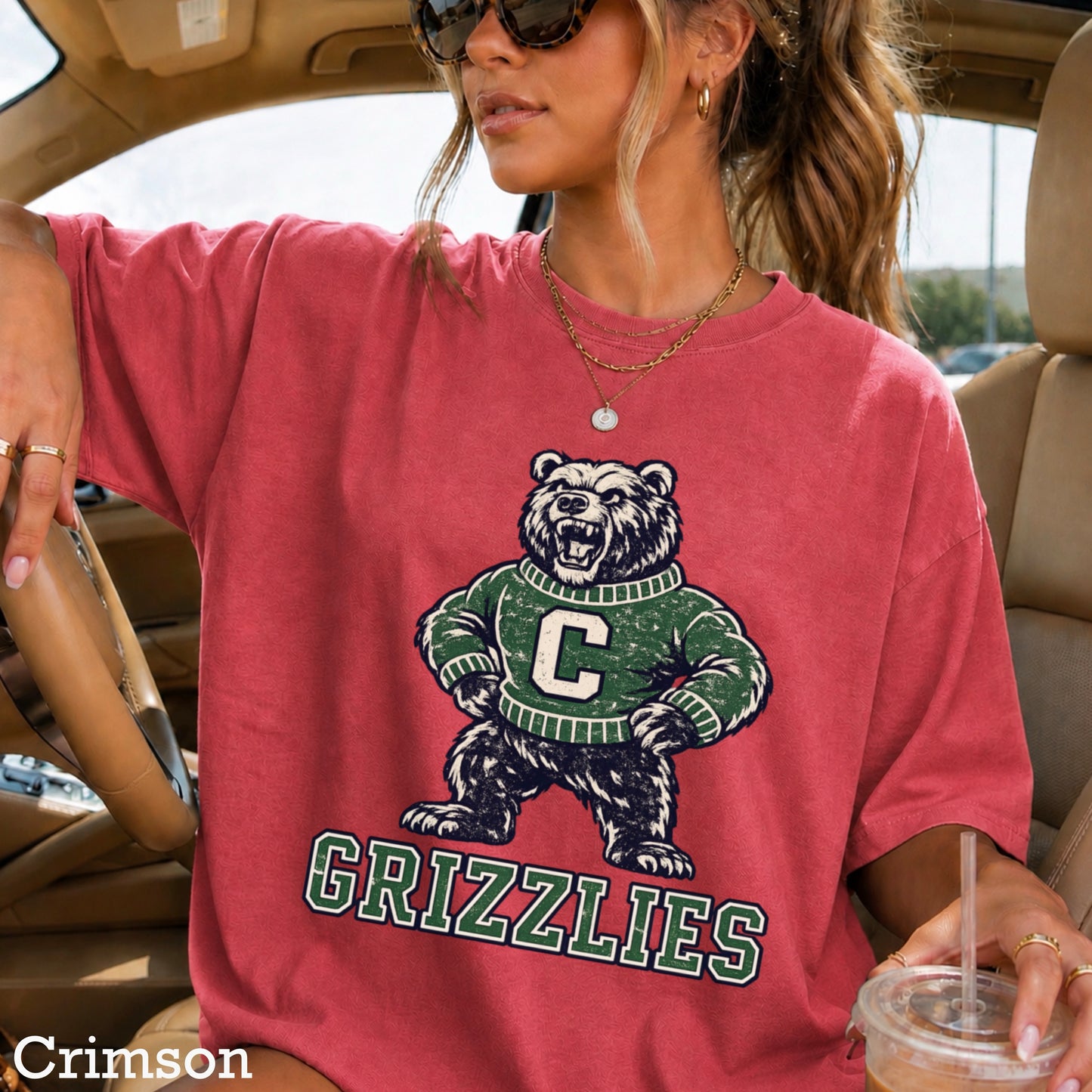 Grizzlies Comfort Color Graphic Tee