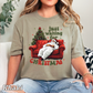 Just Waiting For Christmas Comfort Color Graphic Tee