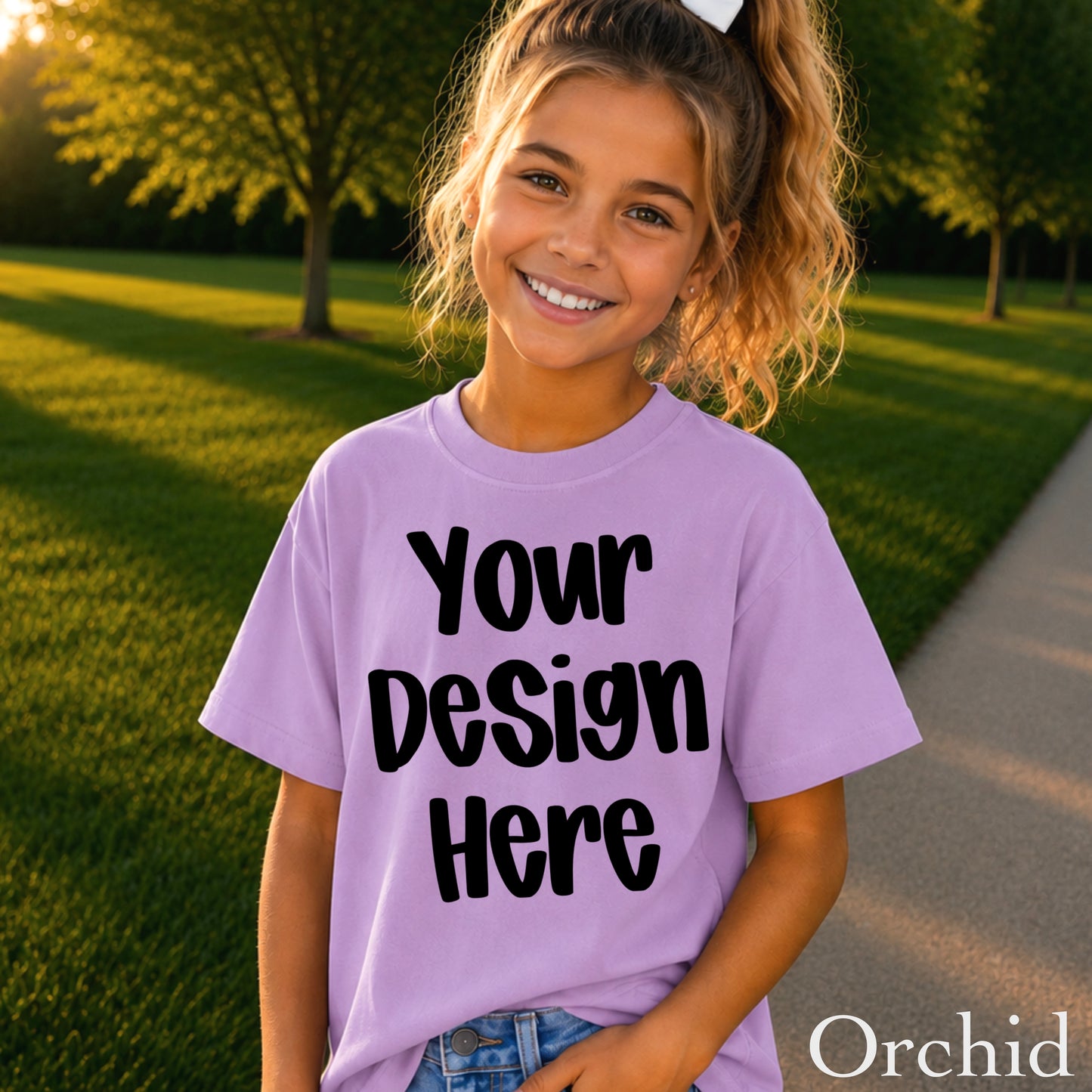 Custom Youth Print On Demand Comfort Color T-Shirt
