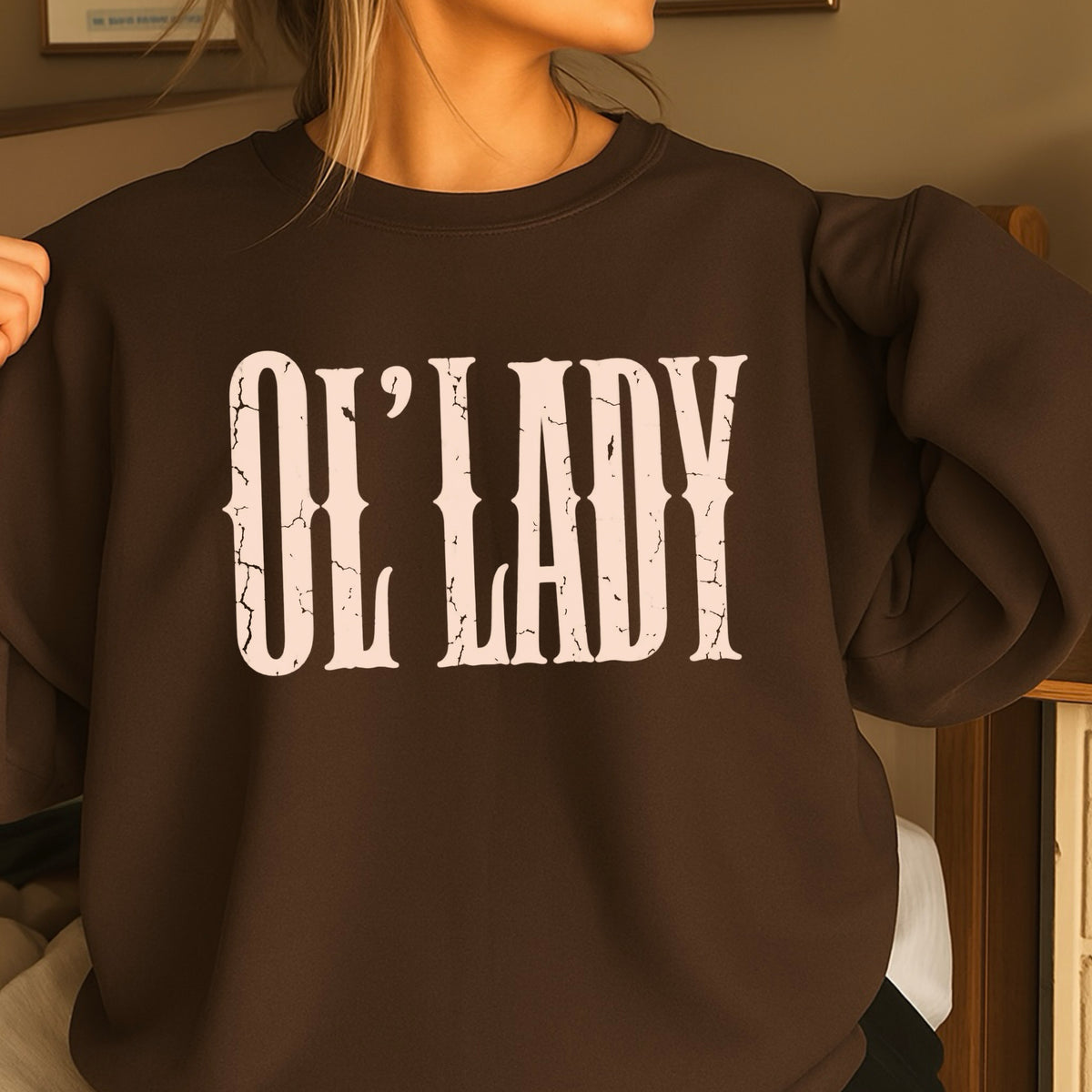 Ol’ Lady Crewneck Sweatshirt