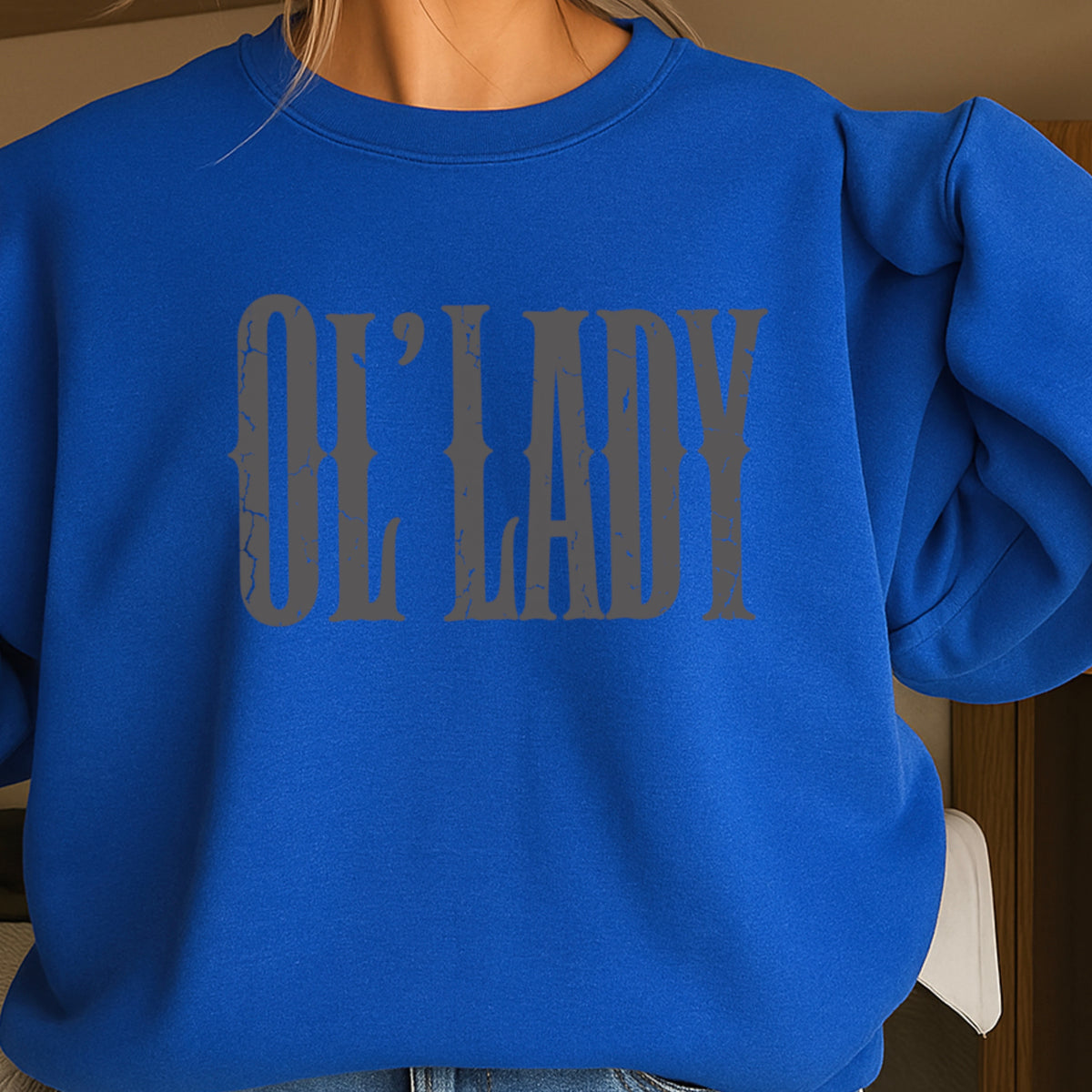 Ol’ Lady Crewneck Sweatshirt