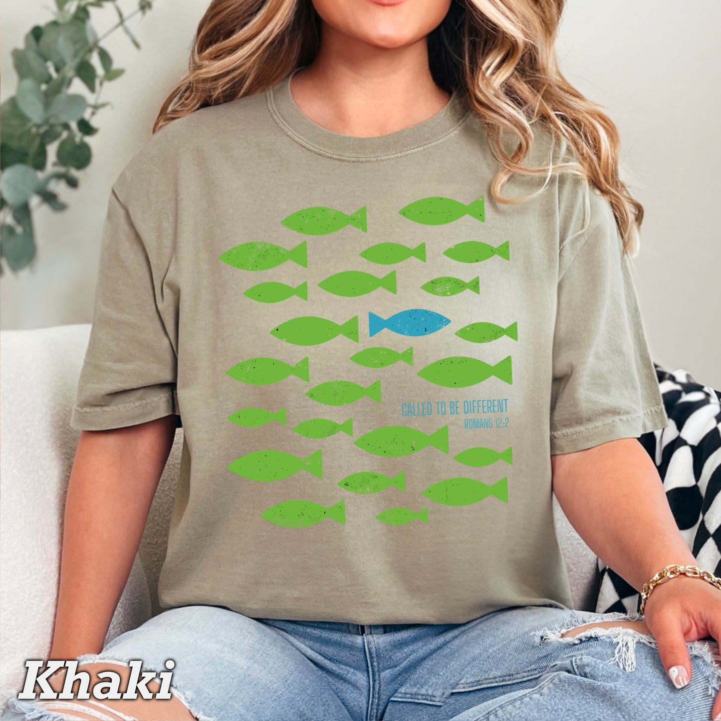 Called To Be Different Christian Comfort Color Graphic Tee