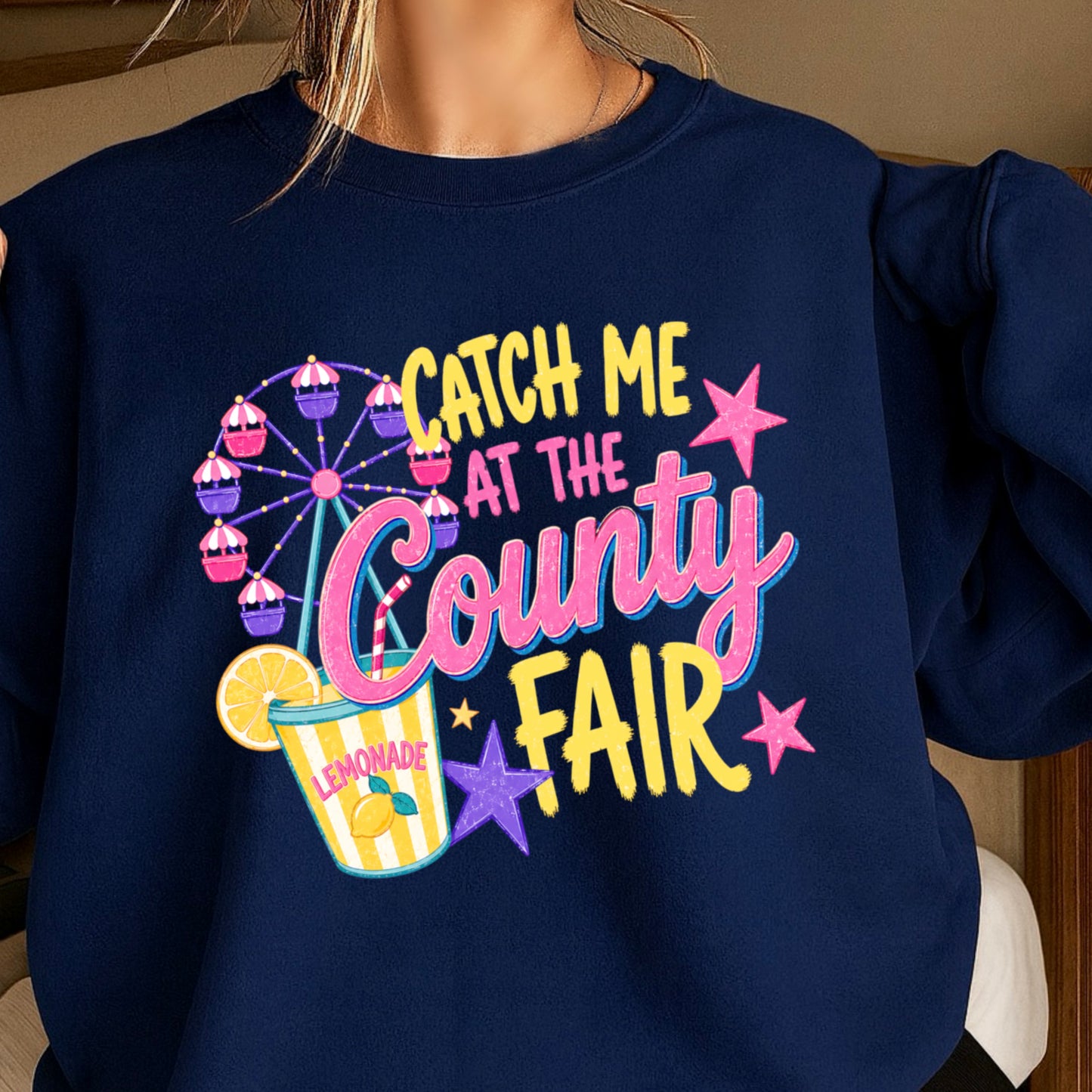 Catch Me At The County Fair Crewneck Sweatshirt