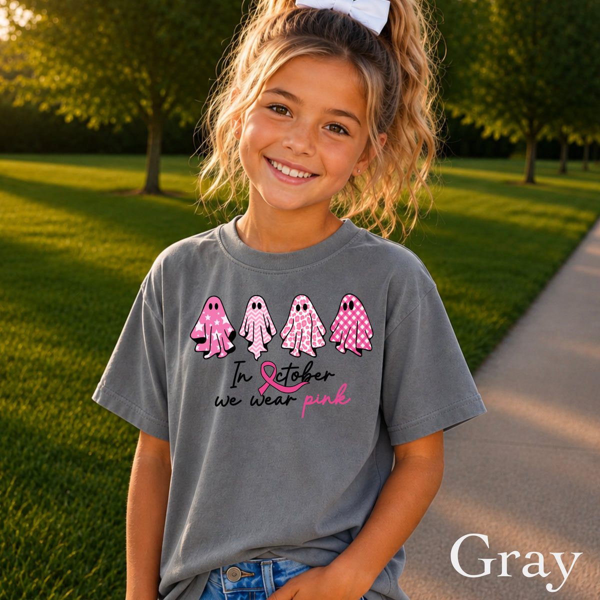 On Wednesdays We Wear Pink Youth Comfort Color T-Shirt