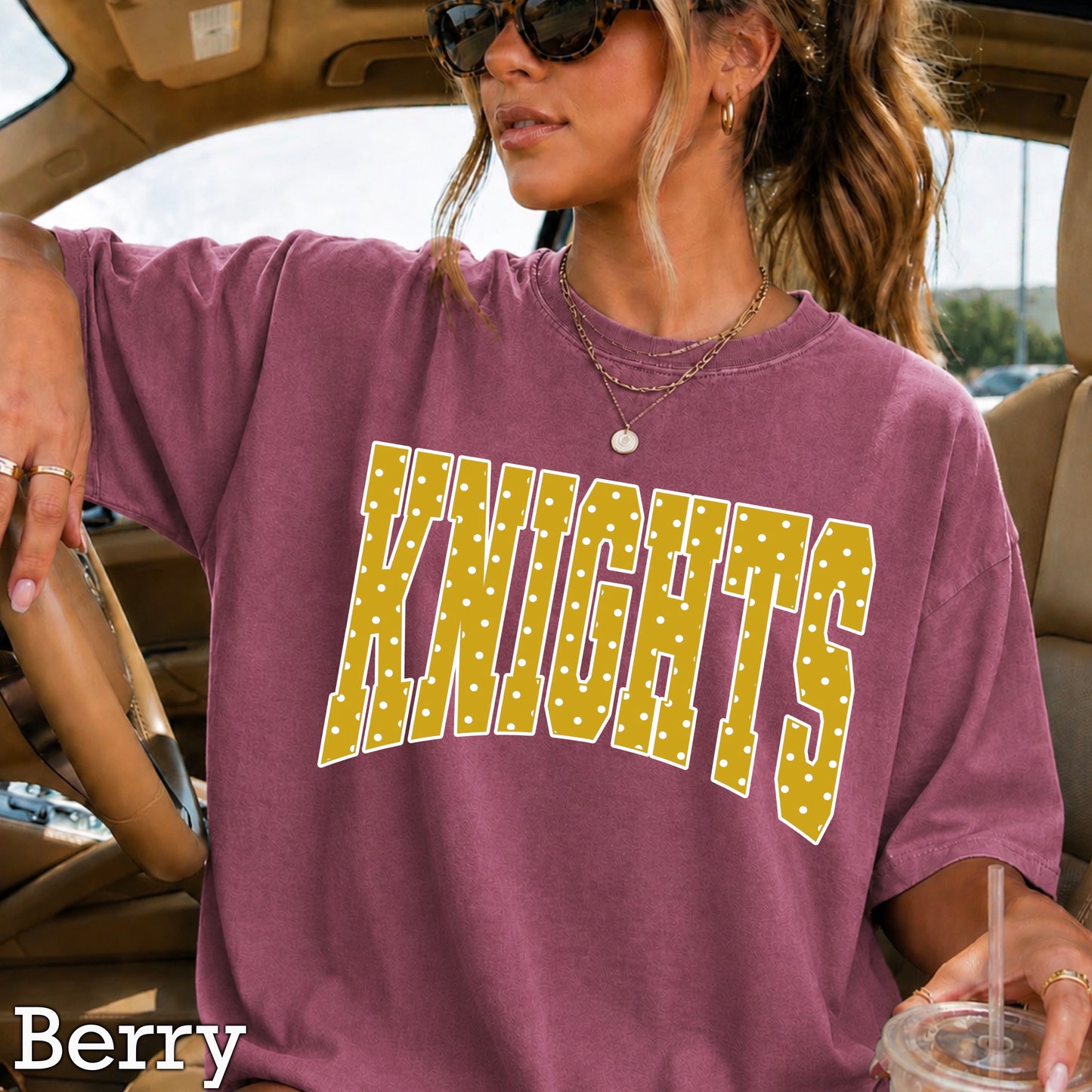 Knights Comfort Color Graphic Tee