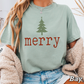 Merry Comfort Color Graphic Tee