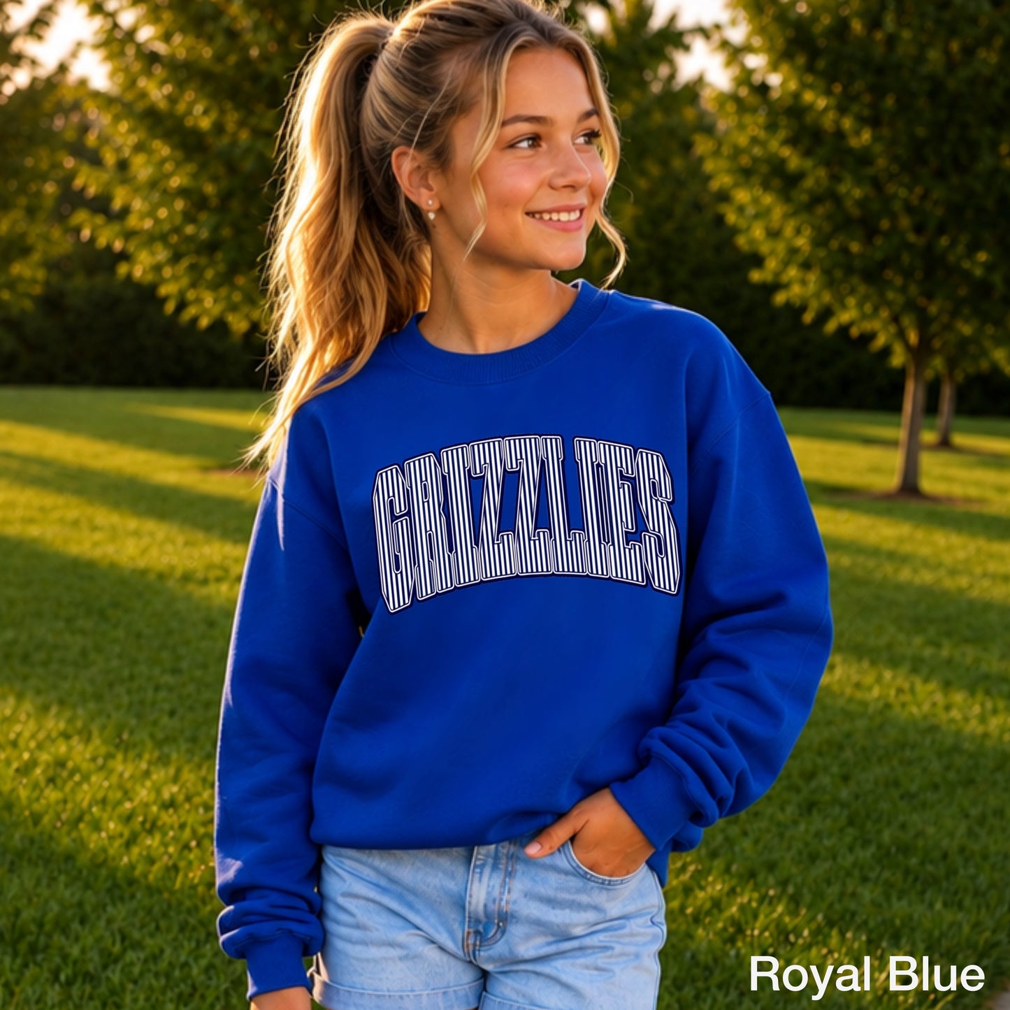 Grizzlies Youth Crewneck Sweatshirt