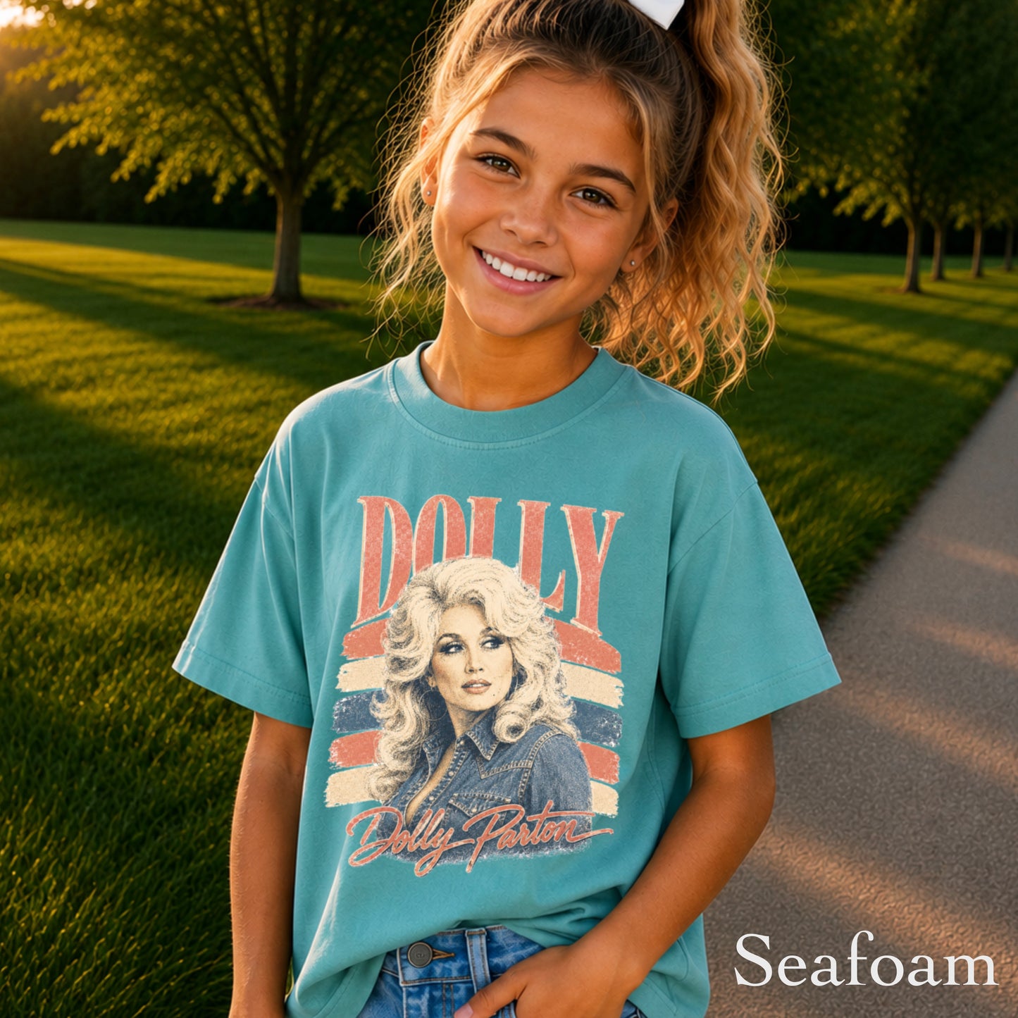 Retro Dolly Youth Comfort Color T-Shirt